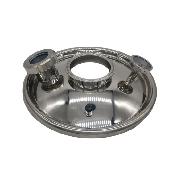 Heavy duty Stainless Steel Lid for 35L Digi boiler with 4" fitting and sight glass