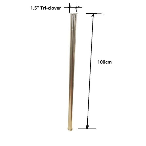 1.5 Inch Long Column Pipe - 100 cm