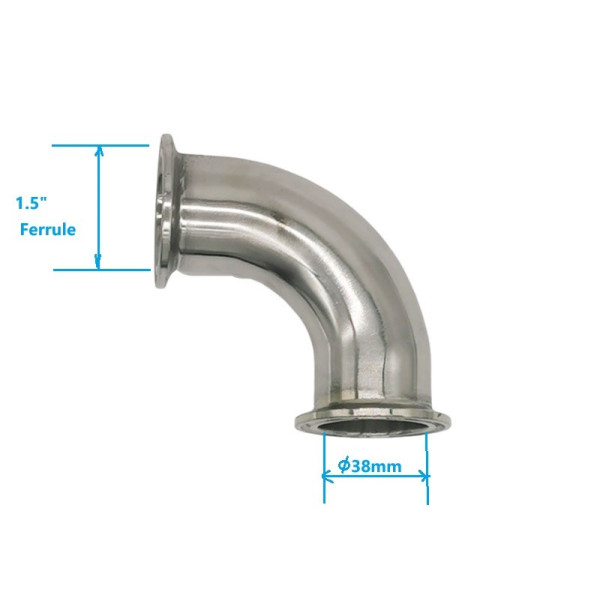 1.5 Inch Stainless steel 90C Elbow
