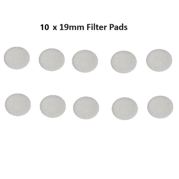 10 x 19mm PP Conton Filter pads for Carbon Filter