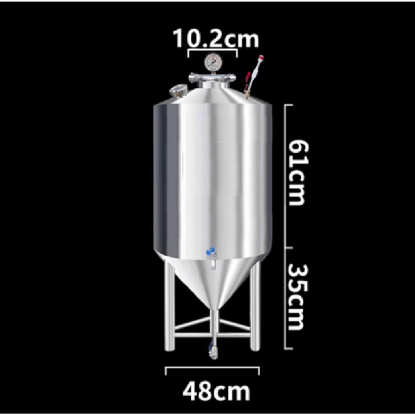 125L Full stainless steel Conical Fermenter/Storage Tank