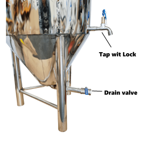 125L Full stainless steel Conical Fermenter/Storage Tank