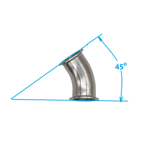 2 Inch Stainless steel 45C T.C Elbow