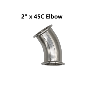 2 Inch Stainless steel 45C T.C Elbow