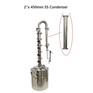 2" x 450mm Stainless steel Condenser