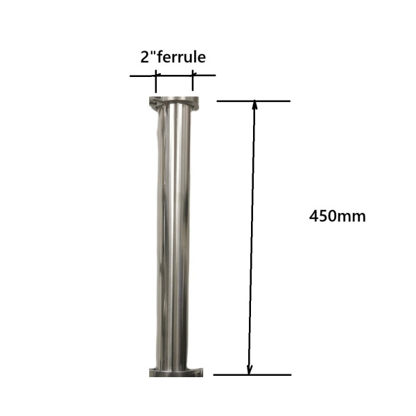 2" x 450mm Stainless steel Condenser