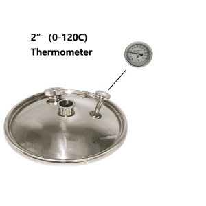 2" Dial Thermometer (0-120C) with 1/4" BSP fitting