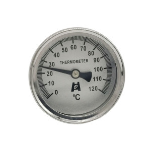 2" Dial Thermometer (0-120C) with 1/4" BSP fitting