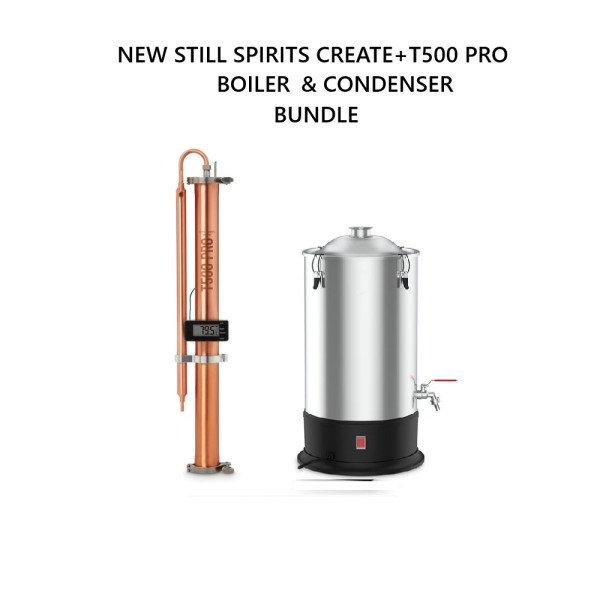 New Still Spirits Create+ T500 Pro Copper Condensor Still Kit - 25L Still Spirits Boiler