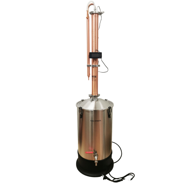 New Deluxe Still Spirits Create+T500 Pro Copper Condensor Distilery Kit -25L Turbo Boiler