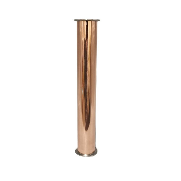 3"x 500mm Copper Tri-clover  Straight Pipe