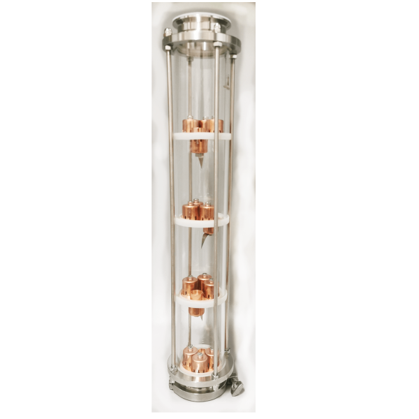 3 Inch x 4 Plats  Crystal clear Column