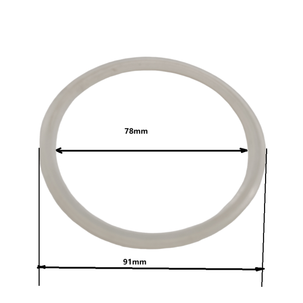 3" Bearded Silicone Seal for 3 inch Bubble plates seal( no inner ring)