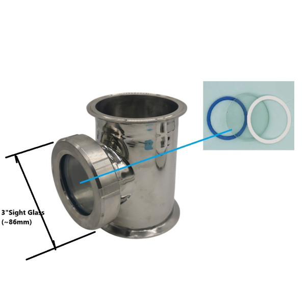 Replacement Glass and seal kit for 3 Inch Sight Glass