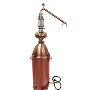 35L Alembic Copper Pot Still V3510 Top parts With Onion & Sight Glass (No Boiler)