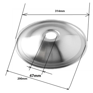 Stainless Steel Lid for 30/30L Boiler with 47mm Hole