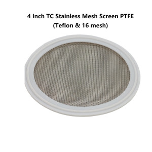4 Inch TC Stainless Mesh Screen PTFE (Teflon & 16 mesh)