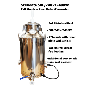 StillMate Multi-Purpose 50L/240V/2400W Electrical Boiler/Fermenter/Kettle