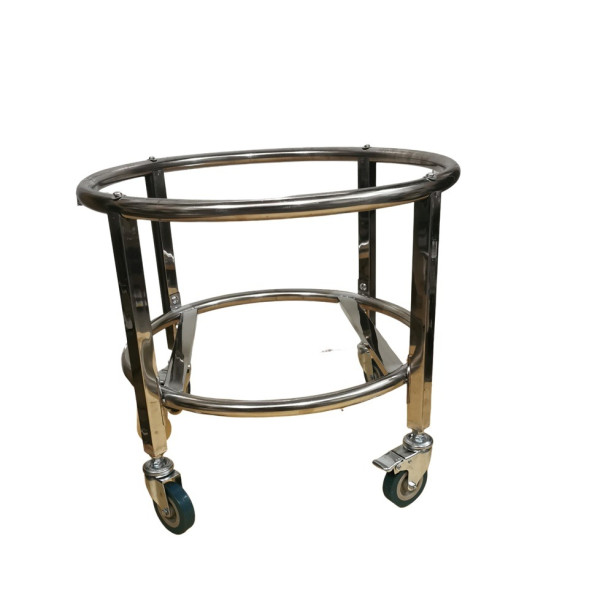 Heavy Duty 50cm Stainless steel Dolly(with Wheels) for 125L Kettle/Fermenter