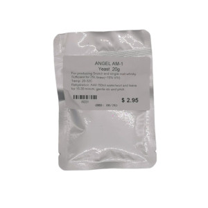 Repacked 20g Angel  AM-1 Whisky Yeast Make  25L Brew