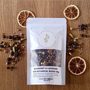 Island Botanicals Handcraft Gin Making Botanicals Blend 100g - Blueberry and Lavender Gin