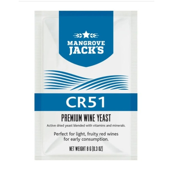 Mangrove Jack's Wine Yeast - CR51 8g