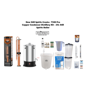 New Classic Still Spirits Creat+T500 Pro Copper Condensor Distillery Kit - 25L Still Spirits Boiler