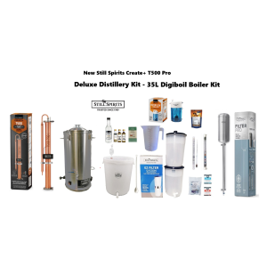 New Deluxe Still Spirits Create+ T500 Pro Copper Condensor Distillery Kit - 35L Digiboil