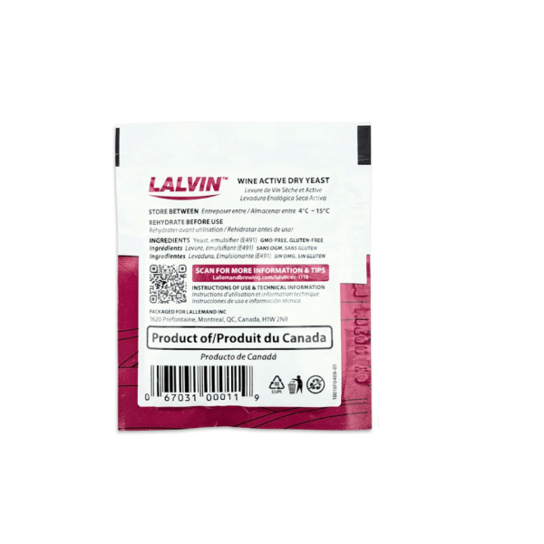 Lalvin - EC-1118 Yeast x 5g