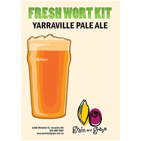 Grain & Grape FWK (Made by Kegking) - Yarraville Pale Ale Artisan Ale -17L