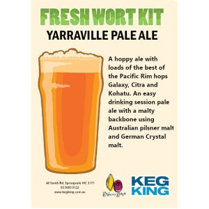 Grain & Grape FWK (Made by Kegking) - Yarraville Pale Ale Artisan Ale -17L