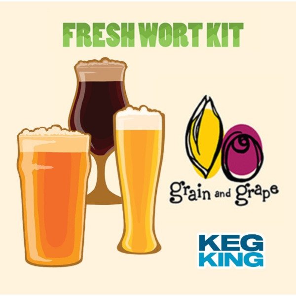 Grain & Grape FWK (Made by Kegking) - Aussie Draught Kit -17L