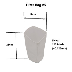 120 mesh Filter strain bag #5(D19cm x H28cm)