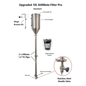 New Upgraded Stillmate 10L Stainless steel Filter Pro -Standard