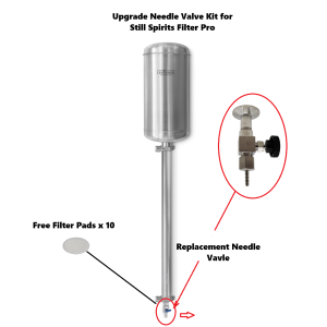 Upgrade Stainless steel Needle valve kit for Still Spirits FILTER PRO