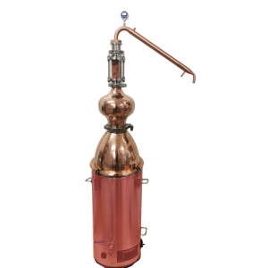 35L Alembic Copper Pot  still Top V3509 No Boiler - With sight glass
