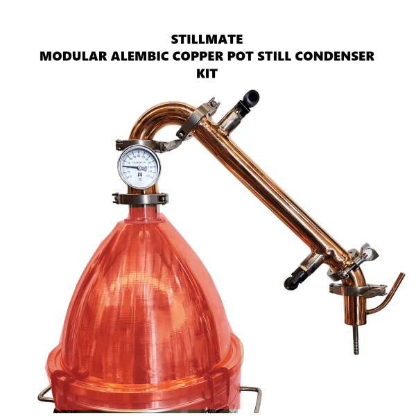 Stillmate Modular Alembic Pot Still Copper Condensor Kit