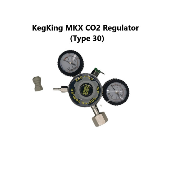 KegKing MKX CO2 Two Gauge Regulator