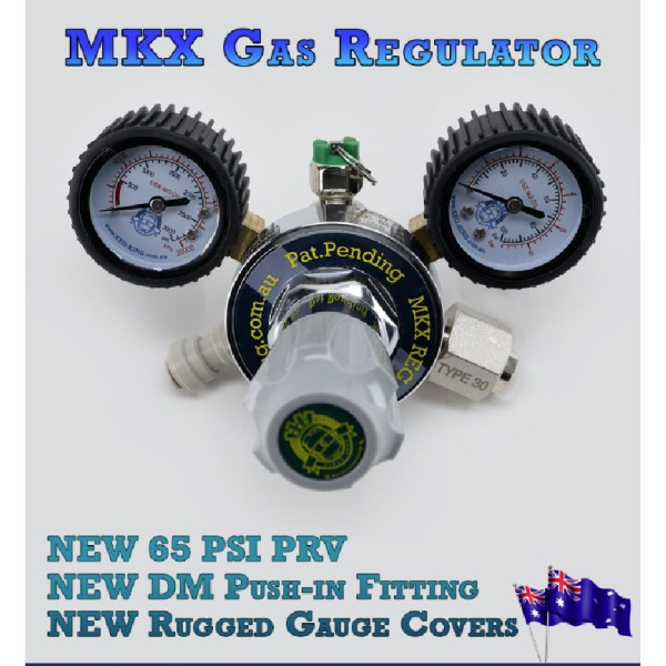 KegKing MKX CO2 Two Gauge Regulator