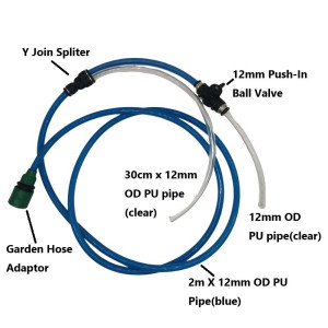 12mm OD(8mm ID) Cooling Water Hose Kit