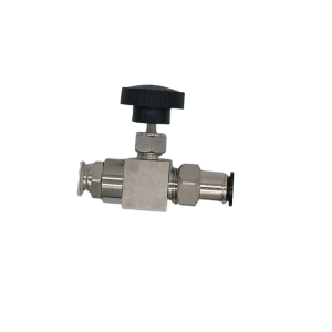 Precision Stainless steel Needle Valve 12mm Push-in fitting Kit