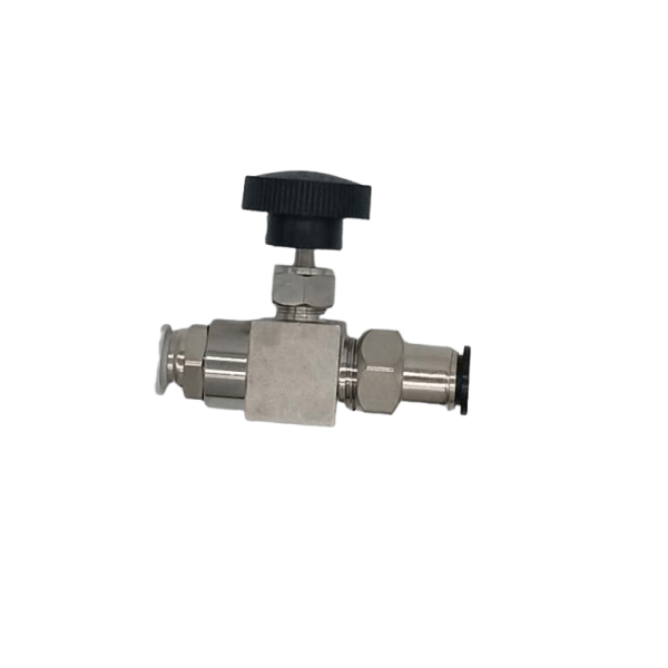 Precision Stainless steel Needle Valve 12mm Push-in fitting Kit