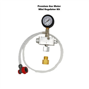 Premium Universal Mini Gas Master Co2 Regulator Kit