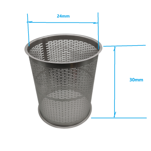Spare Stainless Steel screen Bucket for Heavy Duty 14L Hydraulic Press & pressing plate