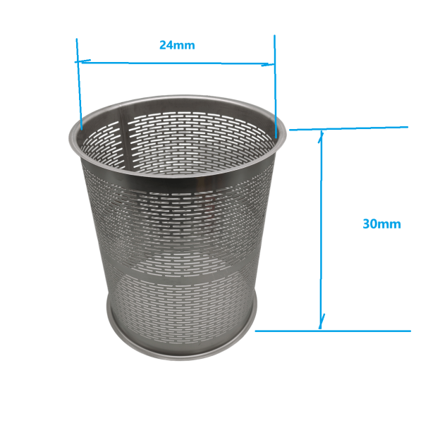 Spare Stainless Steel screen Bucket for Heavy Duty 14L Hydraulic Press & pressing plate