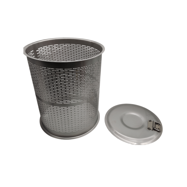 Spare Stainless Steel screen Bucket for Heavy Duty 14L Hydraulic Press & pressing plate