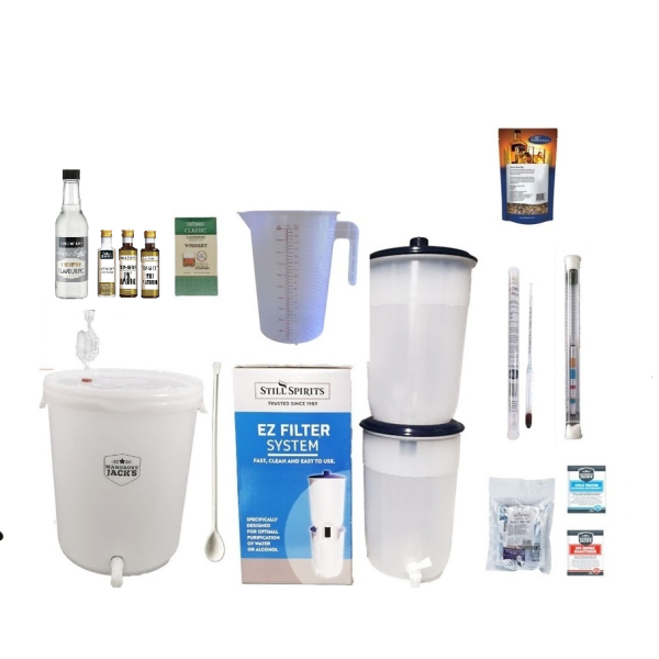 New Deluxe Still Spirits Create+T500 Pro Copper Condensor Distilery Kit -25L Turbo Boiler