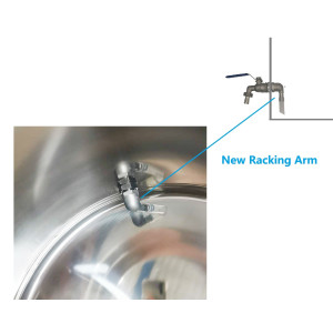 125L Full stainless steel Fermenter/Storage Tank with SS Dolly