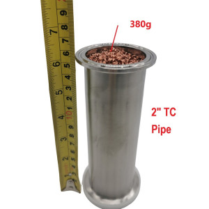 Copper Spiral Prismatic Packing  T1(Type 1)- 350g