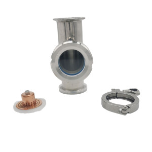 2 Inch Stainless Steel Tee Piece with Bubble plate Set